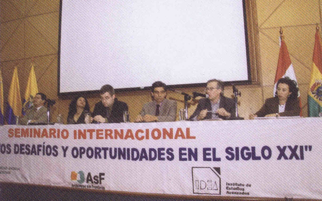Seminari de formació en arxivística: L’accés a la informació pública: l’aplicació del dret d’accés a Quito